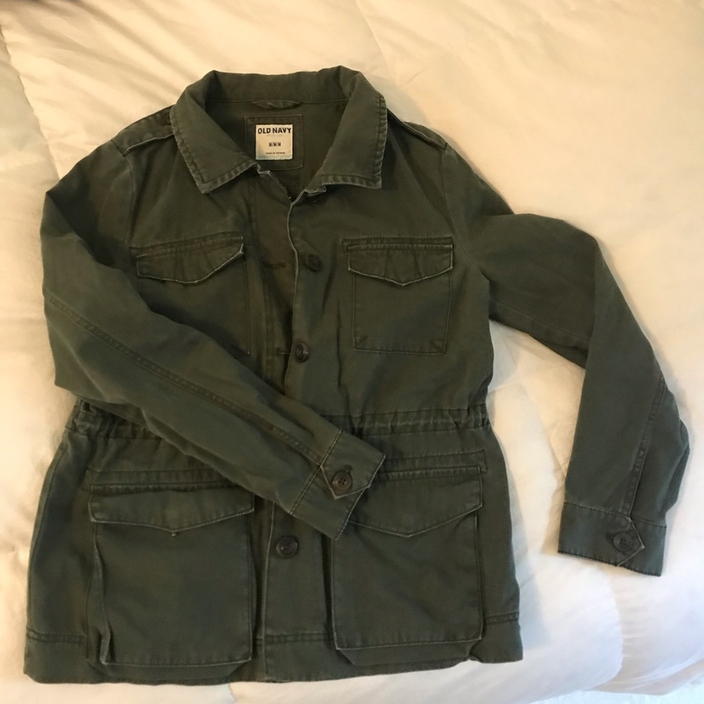 Old navy utility jacket army green